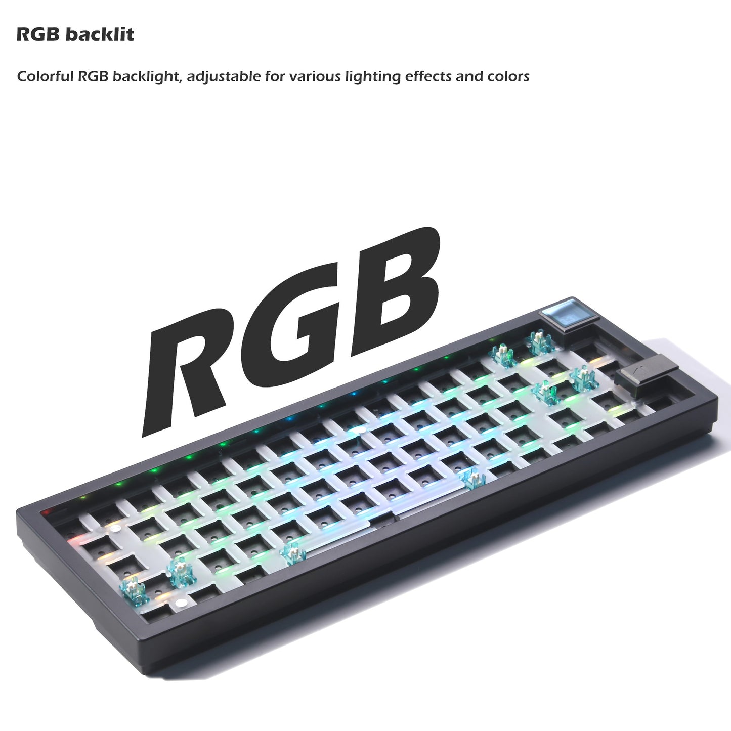 GMK67-S 65% Gasket Mechanical Keyboard with LED Screen