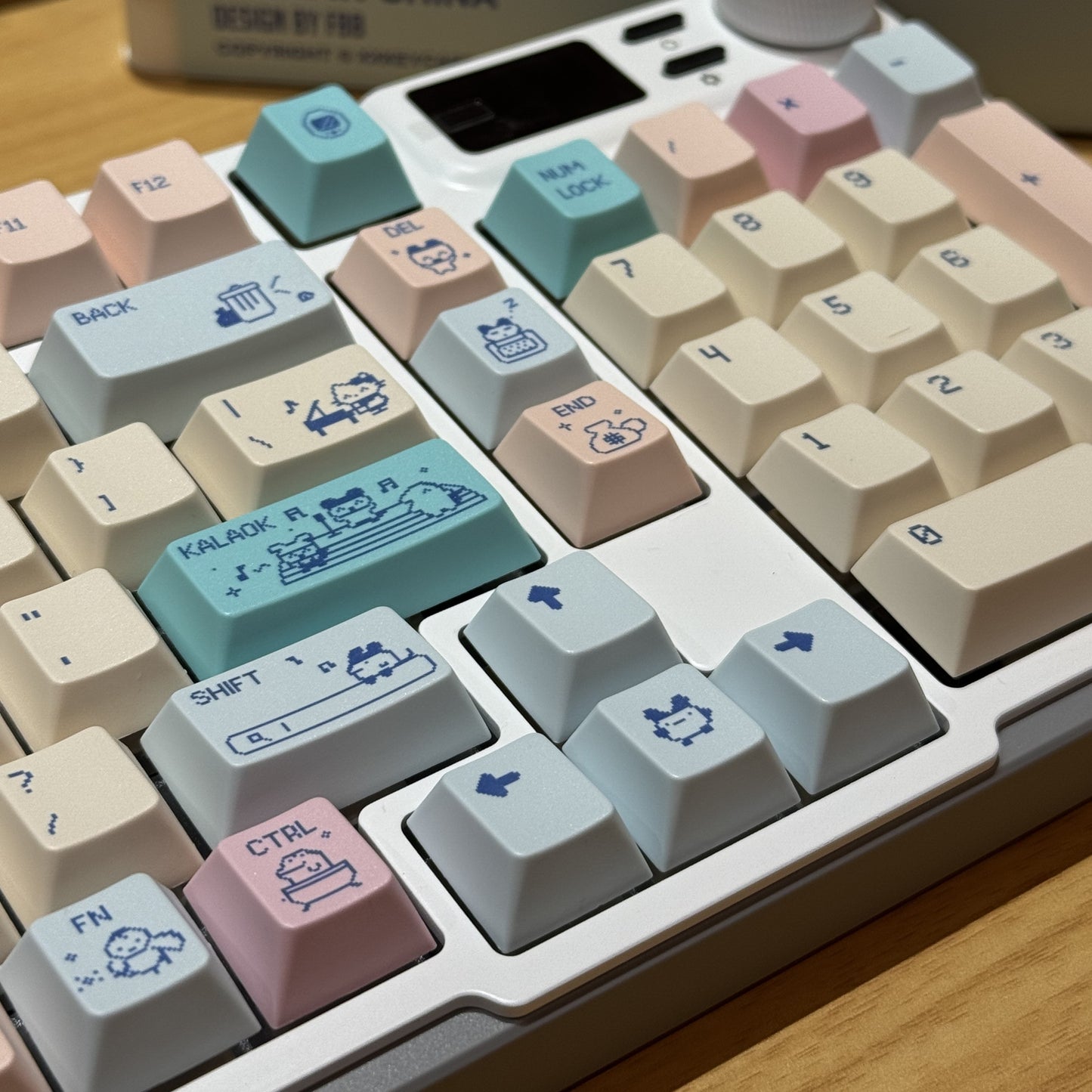 FBB Digital Pet Keycap Set, Cherry Profile, Dye Sub PBT