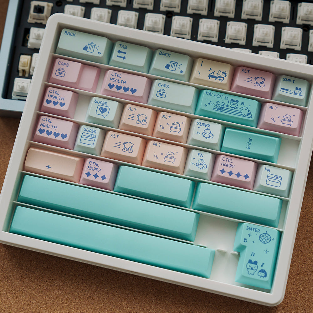 FBB Digital Pet Keycap Set, Cherry Profile, Dye Sub PBT