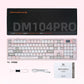 DM104 Mechanical Keyboard with LCD Screen and Media Knob Barebone