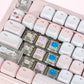 DM104 Mechanical Keyboard with LCD Screen and Media Knob Barebone