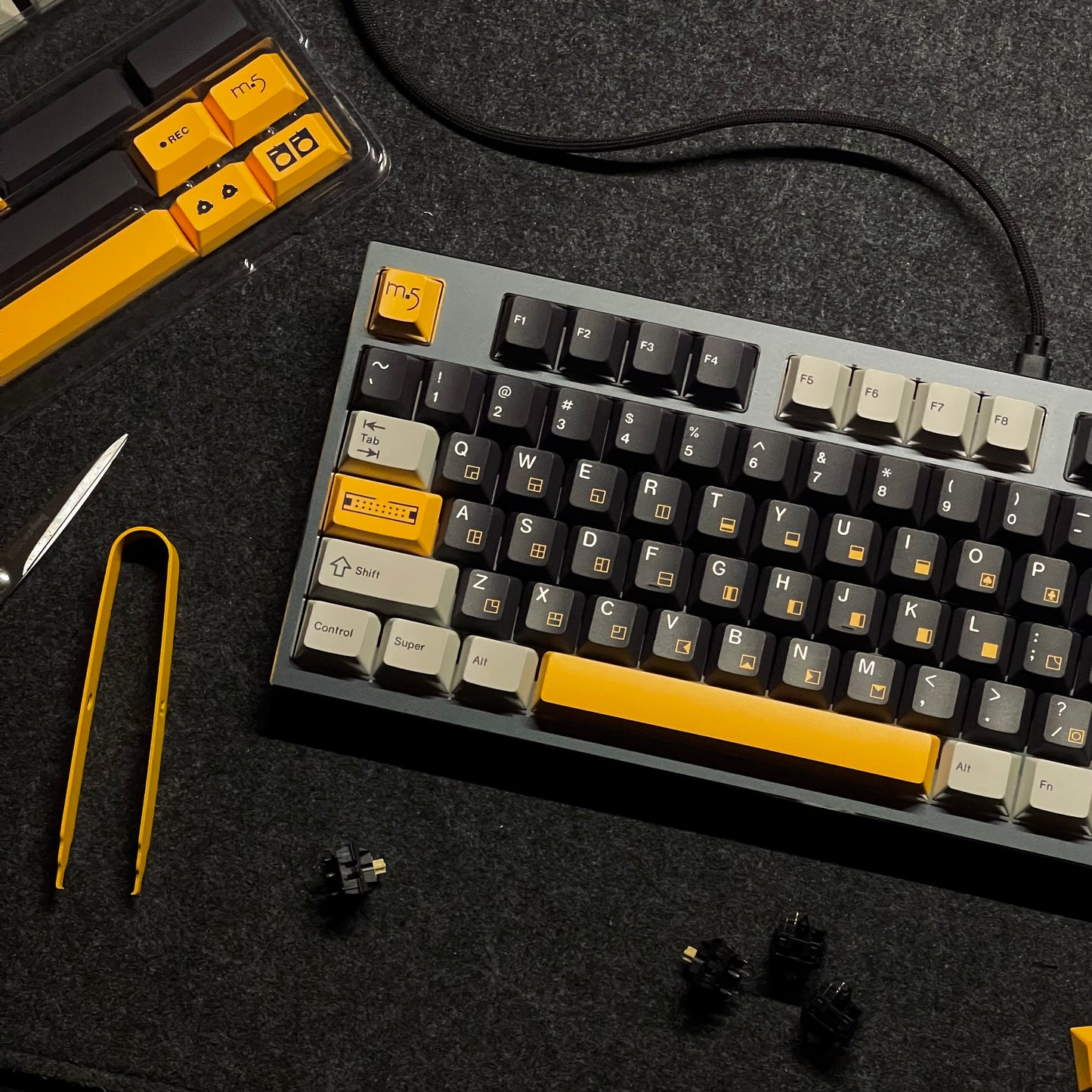 DMK M5 Keycap Set, Cherry Profile, Dye Sub PBT