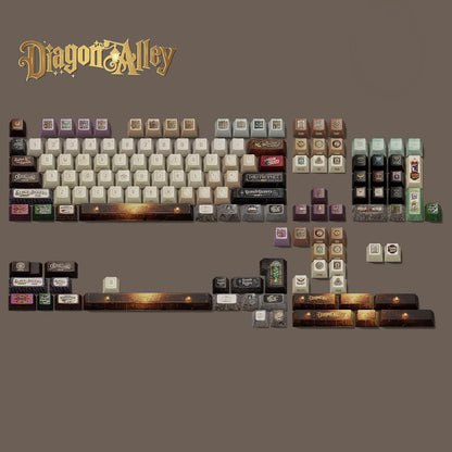 Harry Potter Dragon Alley Keycap Set, Cherry Profile, Dye Sub PBT Key Cap