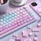 Dream Butterfly (Purple) Cute Keycap Set, MDA/Cherry Profile, PBT Dye Sub Key Cap