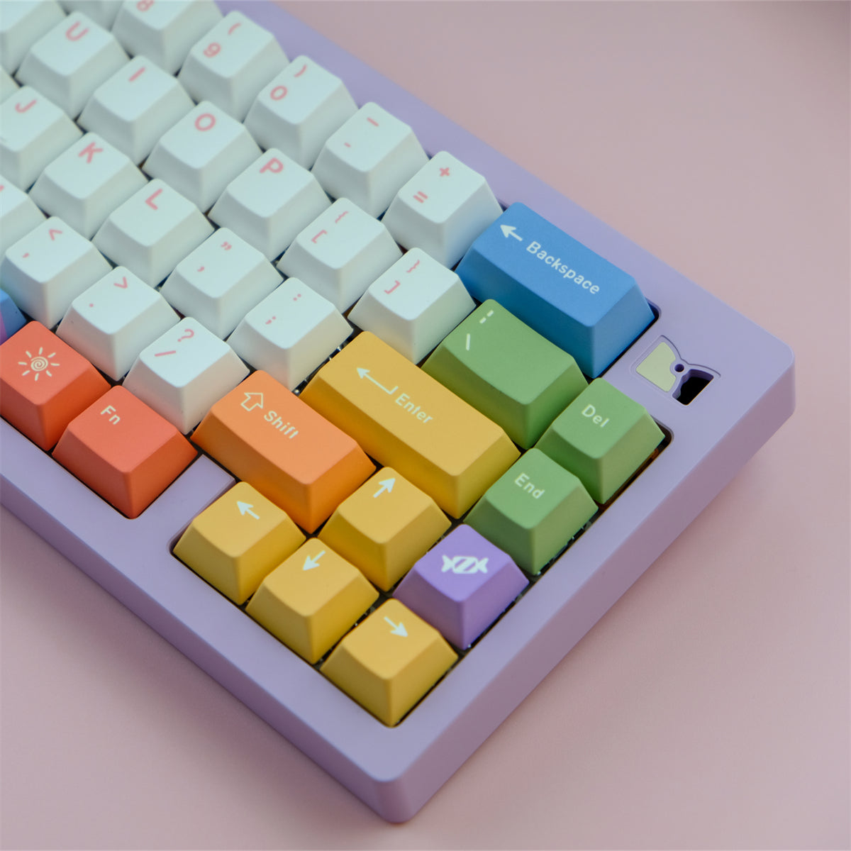 GMK Rainbow Keycap Set, Cherry Profile, Dye Sub PBT Key Cap