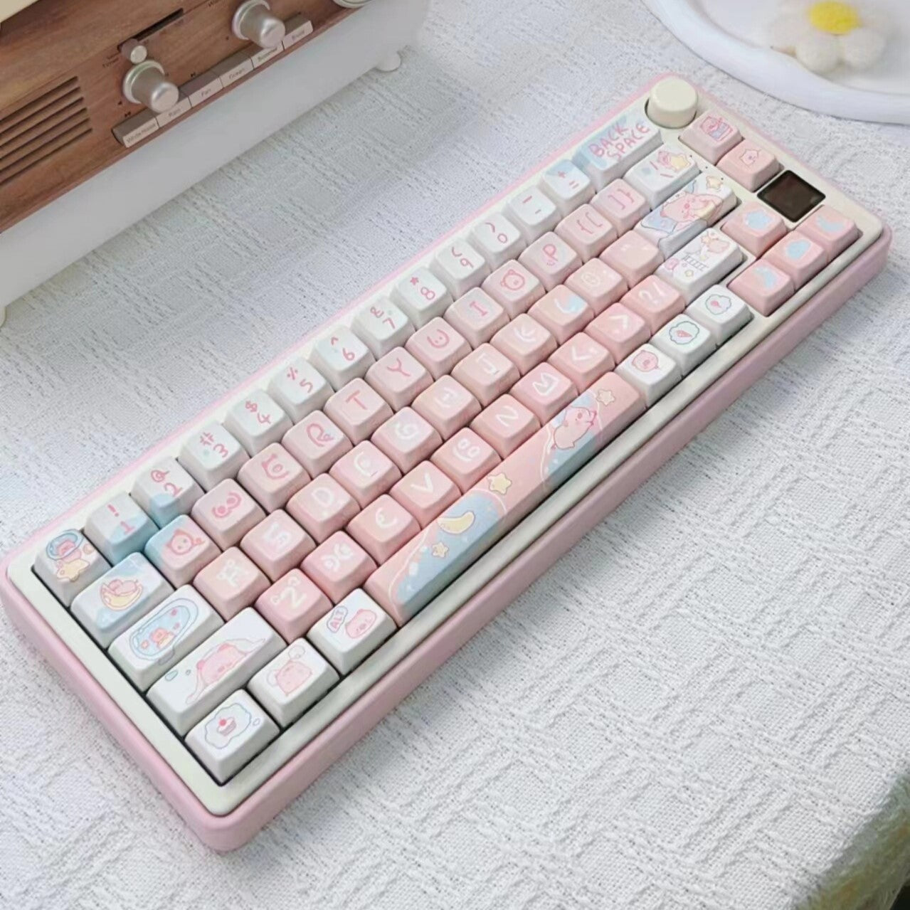 DK65 Aluminum Wireless Mechanical Keyboard with Knob & TFT Screen