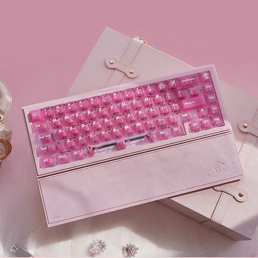 ESU67 HE Magnetic Gaming / Mechnical Keyboard - Pink
