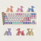 Et Studio Color Balloons Cute Keycap Set, Cherry Profile, Dye Sub PBT Key Cap
