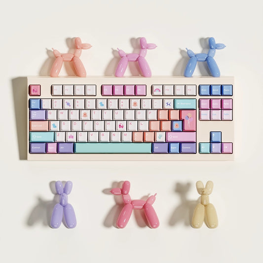 Et Studio Color Balloons Cute Keycap Set, Cherry Profile, Dye Sub PBT Key Cap