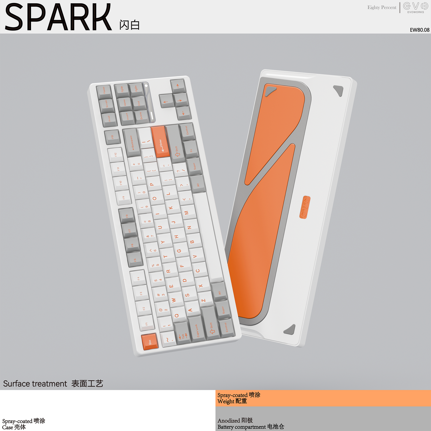 EVOWORKS Evo80 Aluminum Mechanical Keyboard