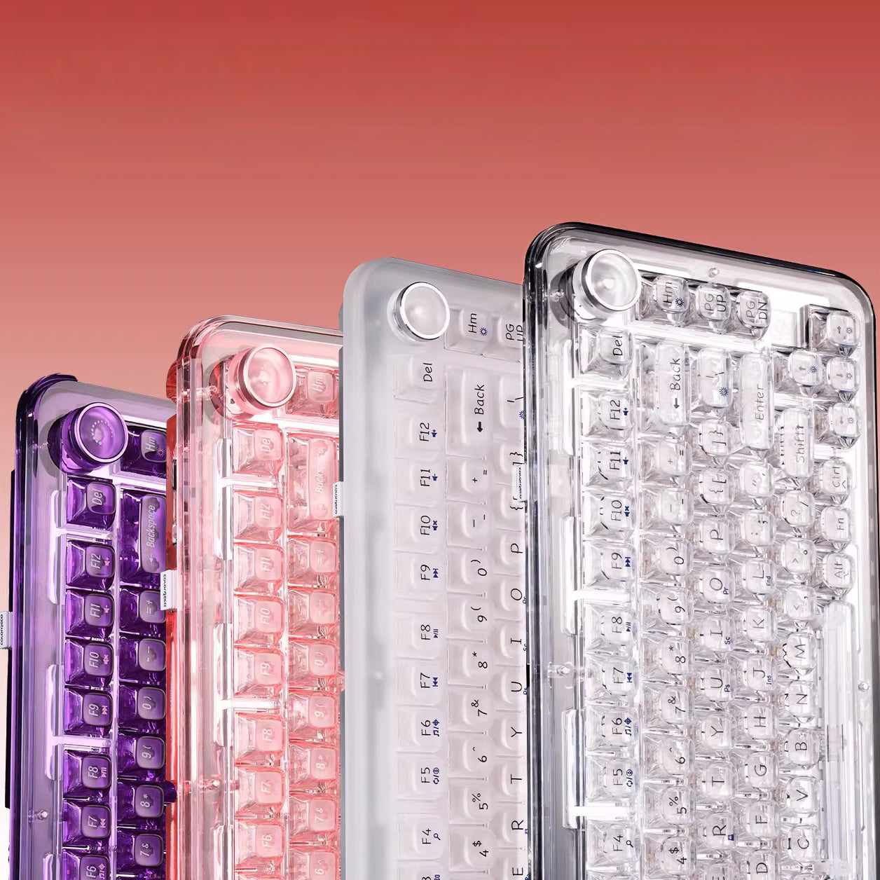 ColorReco F81/F81 Pro Transparent Mechanical Keyboard