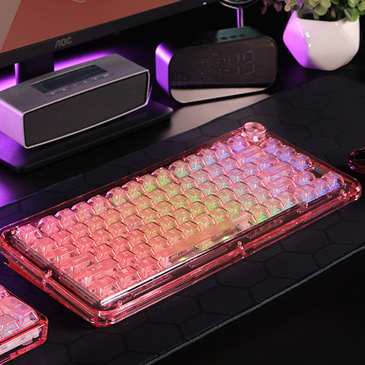 ColorReco F81/F81 Pro Transparent Mechanical Keyboard