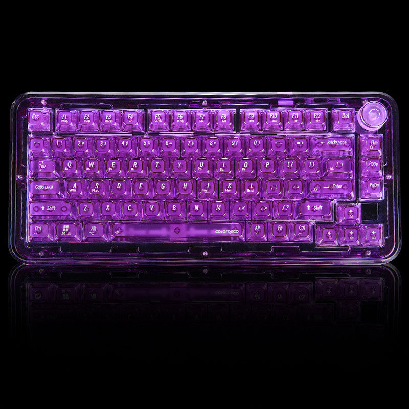 ColorReco F81/F81 Pro Transparent Mechanical Keyboard