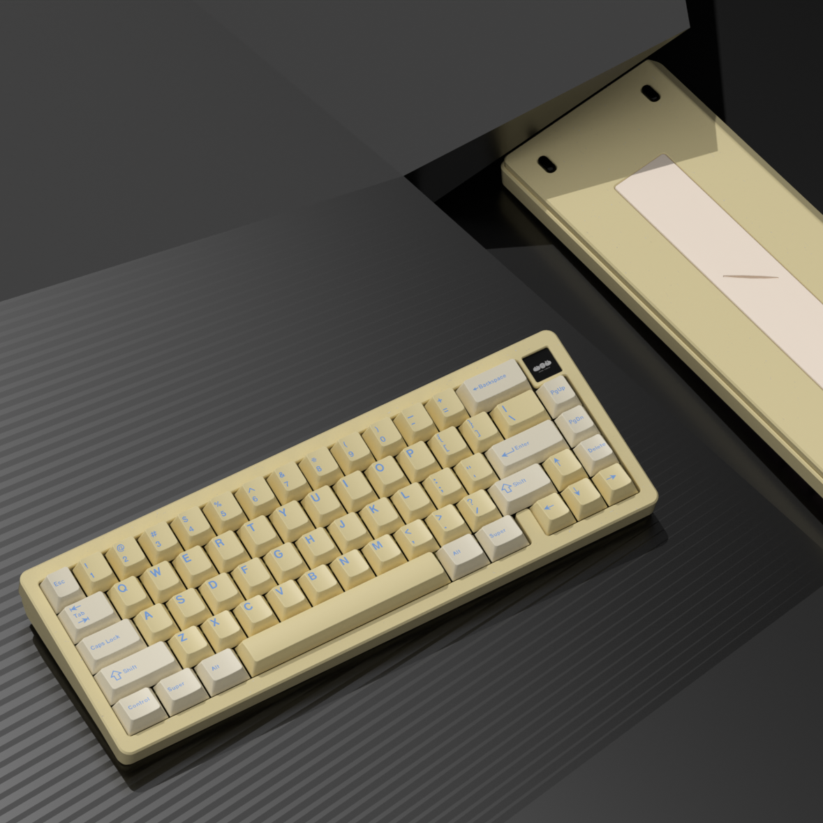 Fairy65 Aluminum Mechanical Keyboard Barebone with Screen – Nouvolo