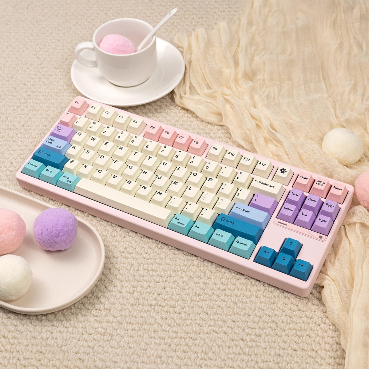 GMK Fairy R2 Keycap Set, Cherry Profile, PBT Dye Sub Key Cap