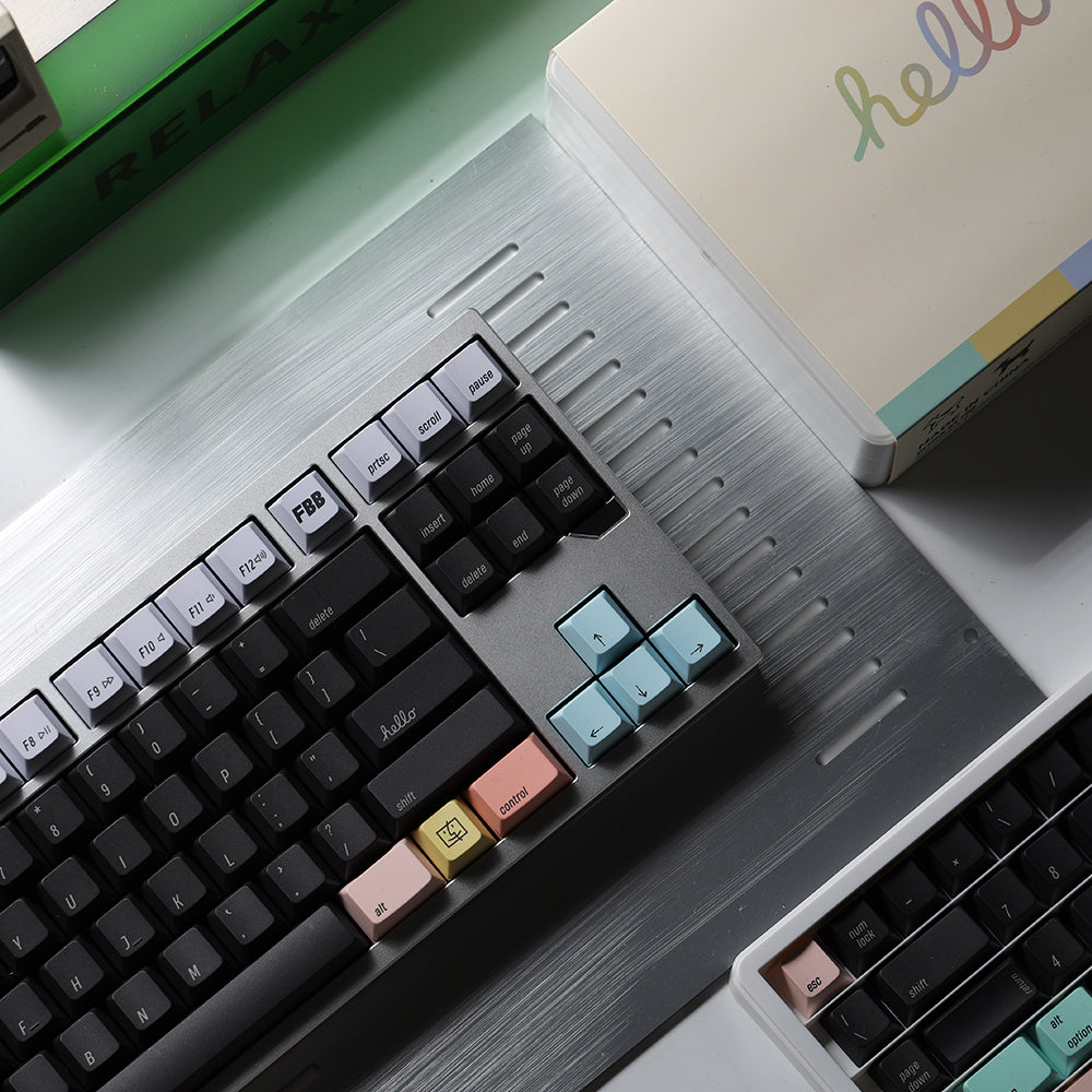 FBB 2100 Minimalist Mac Keycap Set, Cherry Profile, Dye Sub PBT