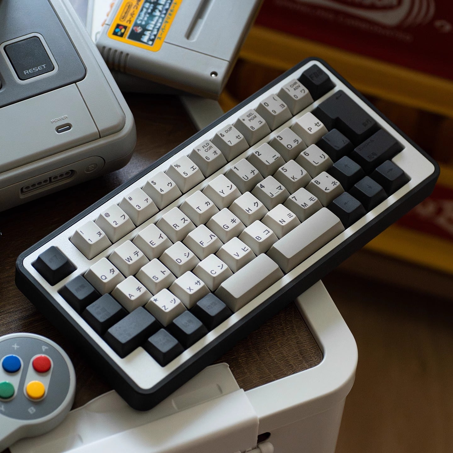 FBB FK201 Retro Japanese Keycap Set, Cherry Profile, Dye Sub PBT