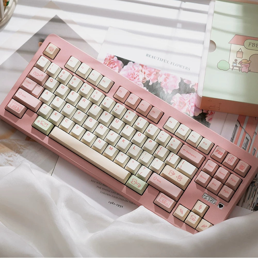 FBB Flower Shop Keycap Set, Cherry Profile, Dye Sub PBT