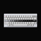 FBB Opxy White/Black Keycap Set, Cherry Profile, Dye Sub PBT