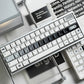 FBB Opxy White/Black Keycap Set, Cherry Profile, Dye Sub PBT