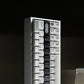 FBB Opxy White/Black Keycap Set, Cherry Profile, Dye Sub PBT