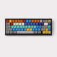 FBB Retro Rainbow Keycap Set, Cherry Profile, Dye Sub PBT