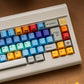 FBB Retro Rainbow Keycap Set, Cherry Profile, Dye Sub PBT