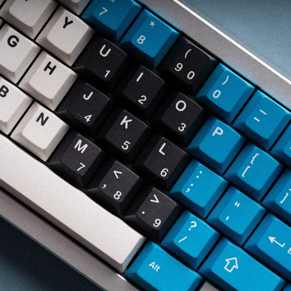 FBB Retro 8010 Keycap Set, Cherry Profile, Dye Sub PBT