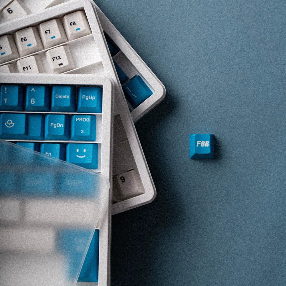 FBB Retro 8010 Keycap Set, Cherry Profile, Dye Sub PBT