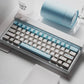 FBB Retro Snow Blue Keycap Set, Cherry Profile, Dye Sub PBT
