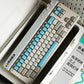 FBB Retro Snow Blue Keycap Set, Cherry Profile, Dye Sub PBT