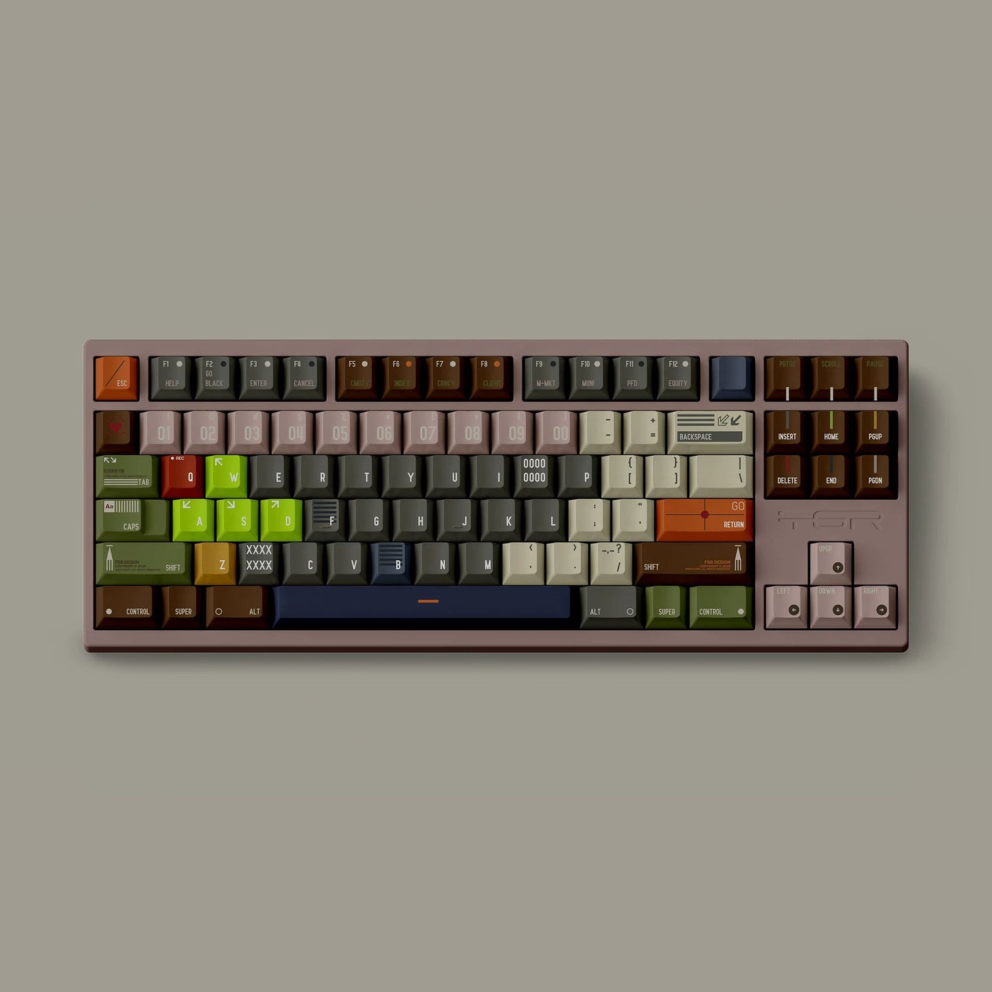 FBB Unorthodox Keycap Set, Cherry Profile, Dye Sub PBT