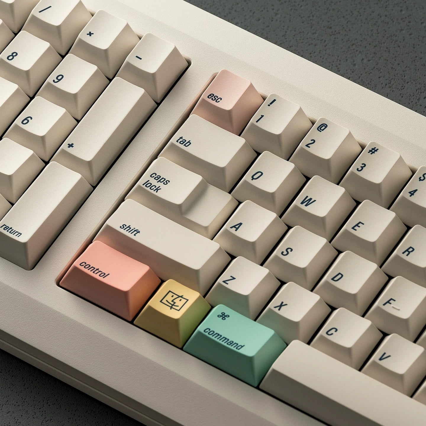 FBB 2100 Minimalist Mac Keycap Set, Cherry Profile, Dye Sub PBT