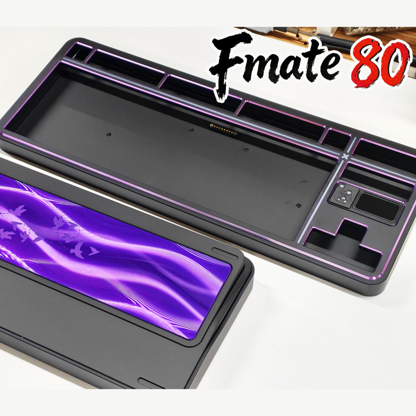 Fmate80 TKL Mechanical Keyboard Barebone with Screen