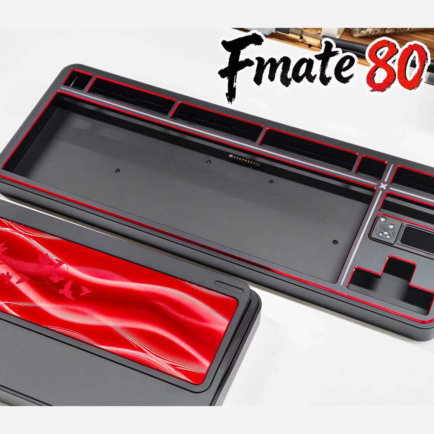 Fmate80 TKL Mechanical Keyboard Barebone with Screen