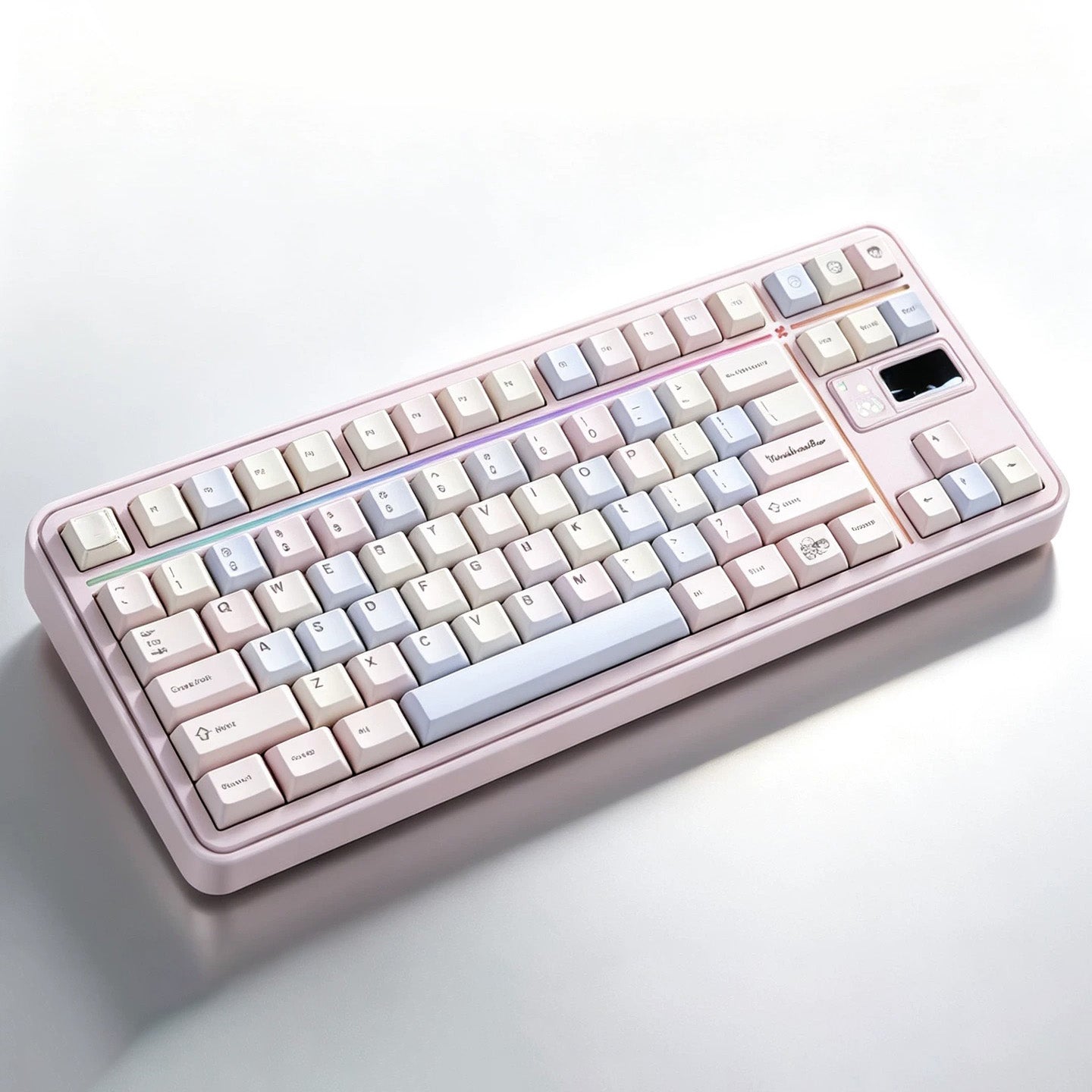 Fmate80 TKL Custom Mechanical Keyboard Barebone with Screen
