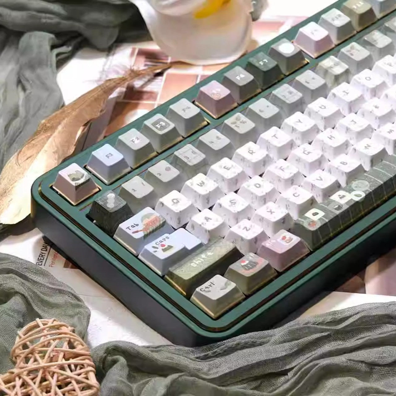 Fmate80 TKL Mechanical Keyboard Barebone with Screen