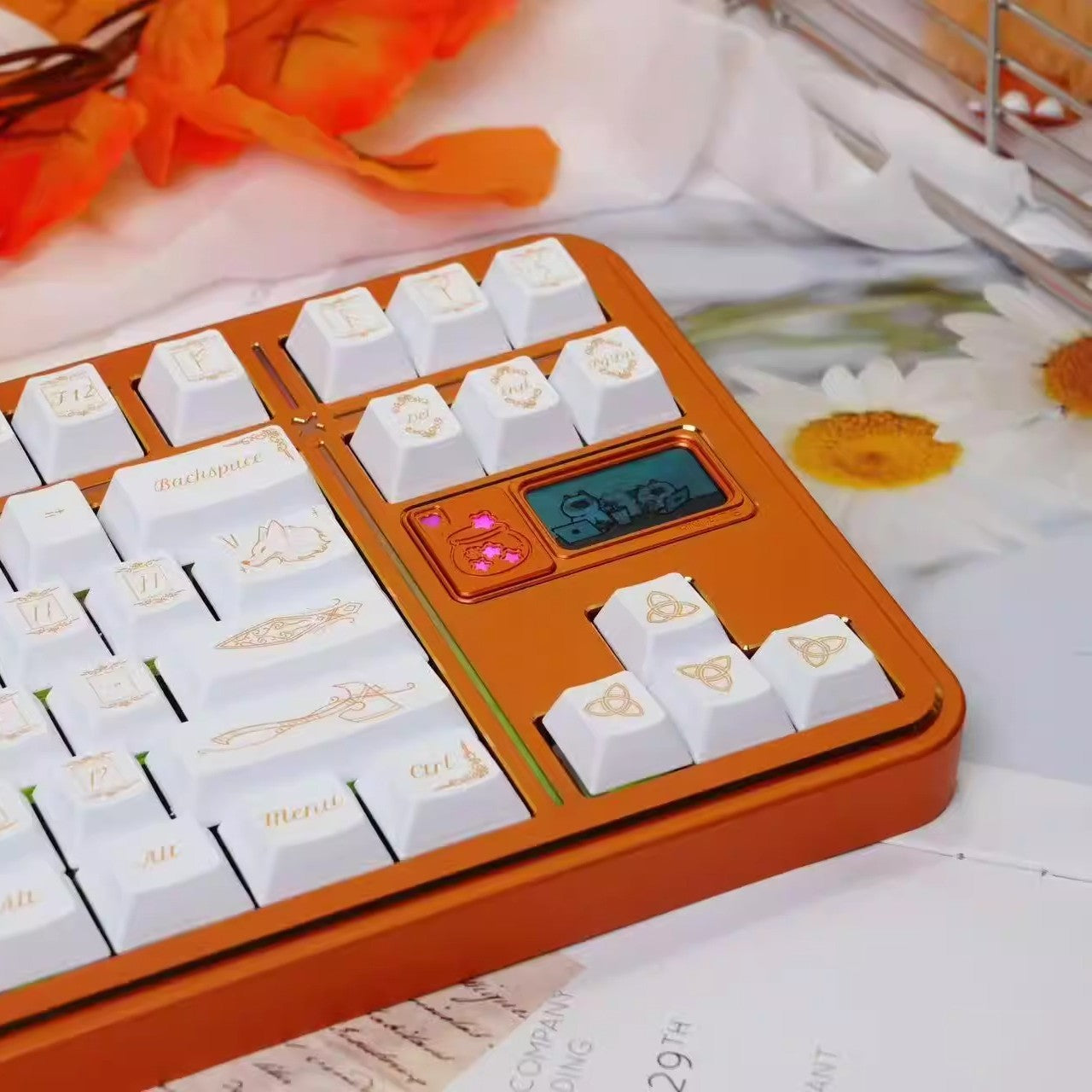 Fmate80 TKL Mechanical Keyboard Barebone with Screen