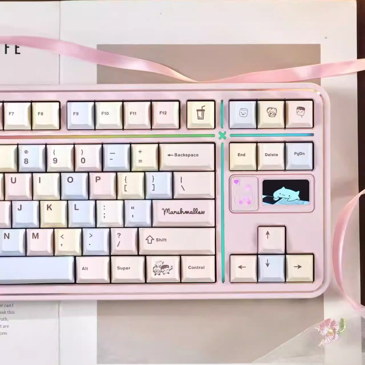 Fmate80 TKL Mechanical Keyboard Barebone with Screen