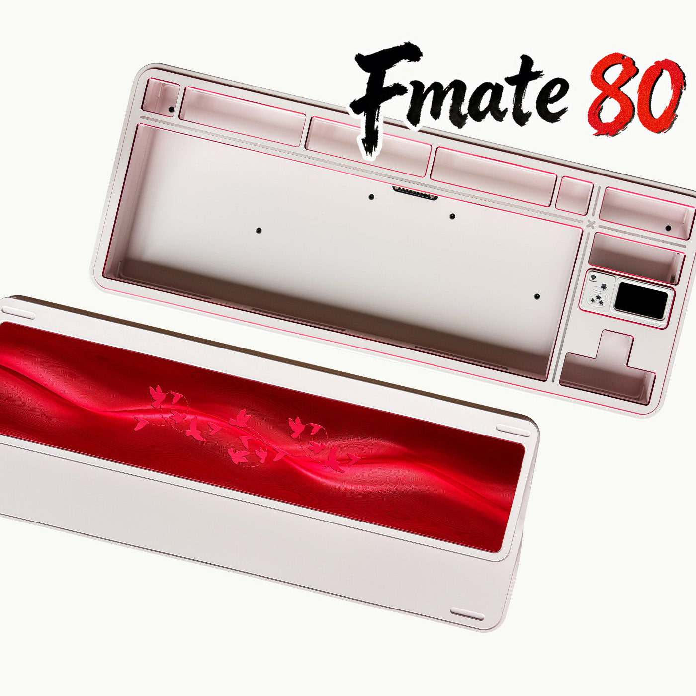 Fmate80 TKL Custom Mechanical Keyboard Barebone with Screen