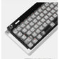 Fog Crystal Keycap Set, Cherry Profile, Dye Sub PBT Cute Key Cap