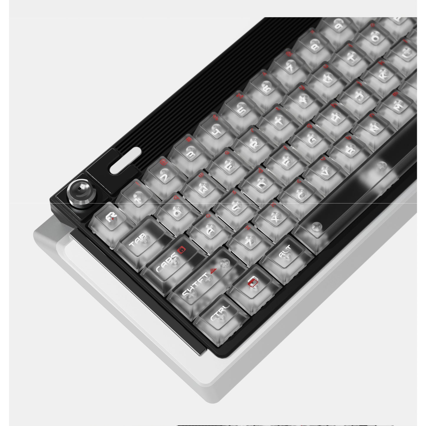 Fog Crystal Keycap Set, Cherry Profile, Dye Sub PBT Cute Key Cap