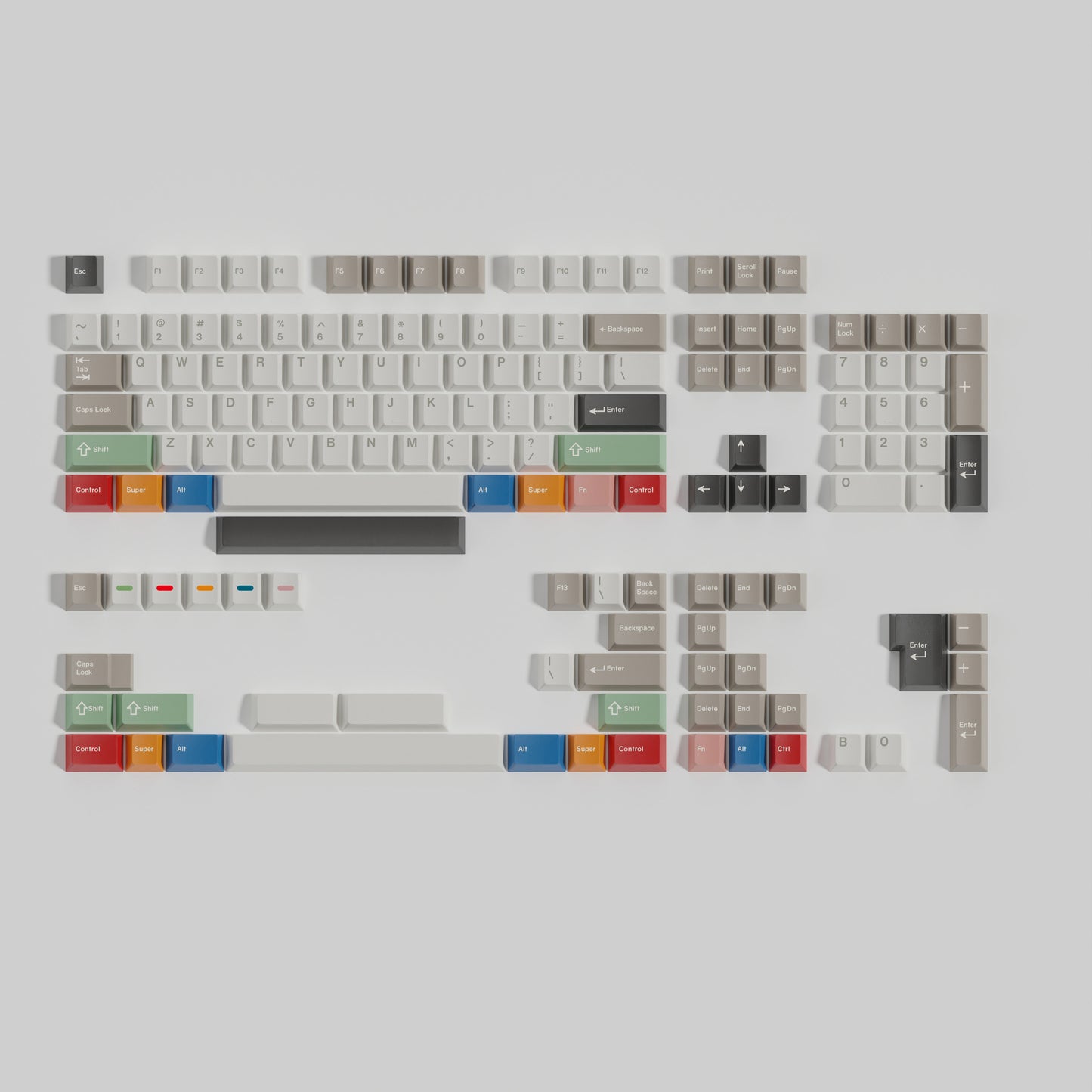 GMK Foundation Keycap Set, Cherry Profile, Dye Sub PBT Key Cap