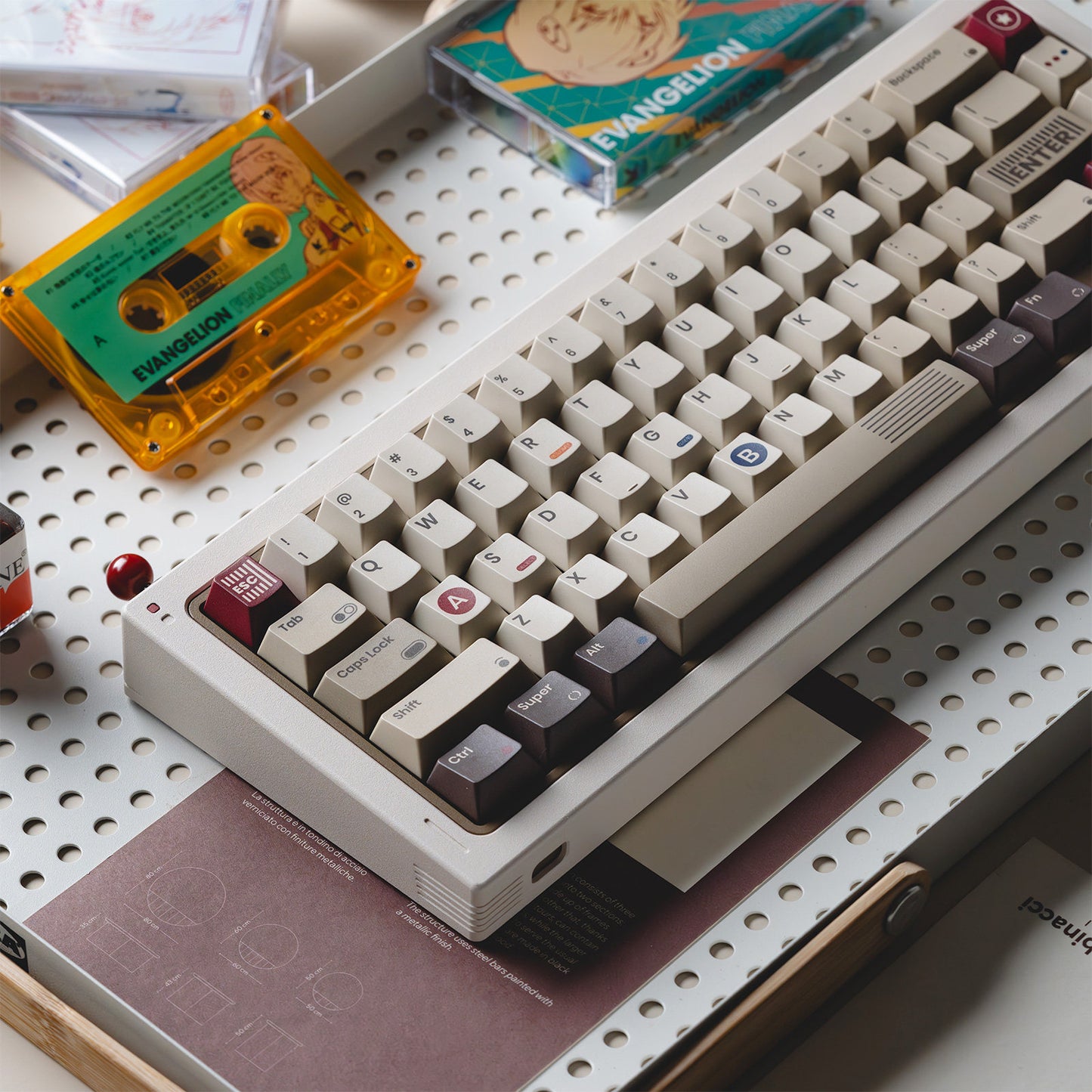 80Retros GAME 1989 Heritage Keycap Set, Cherry Profile, PBT Key Cap Set