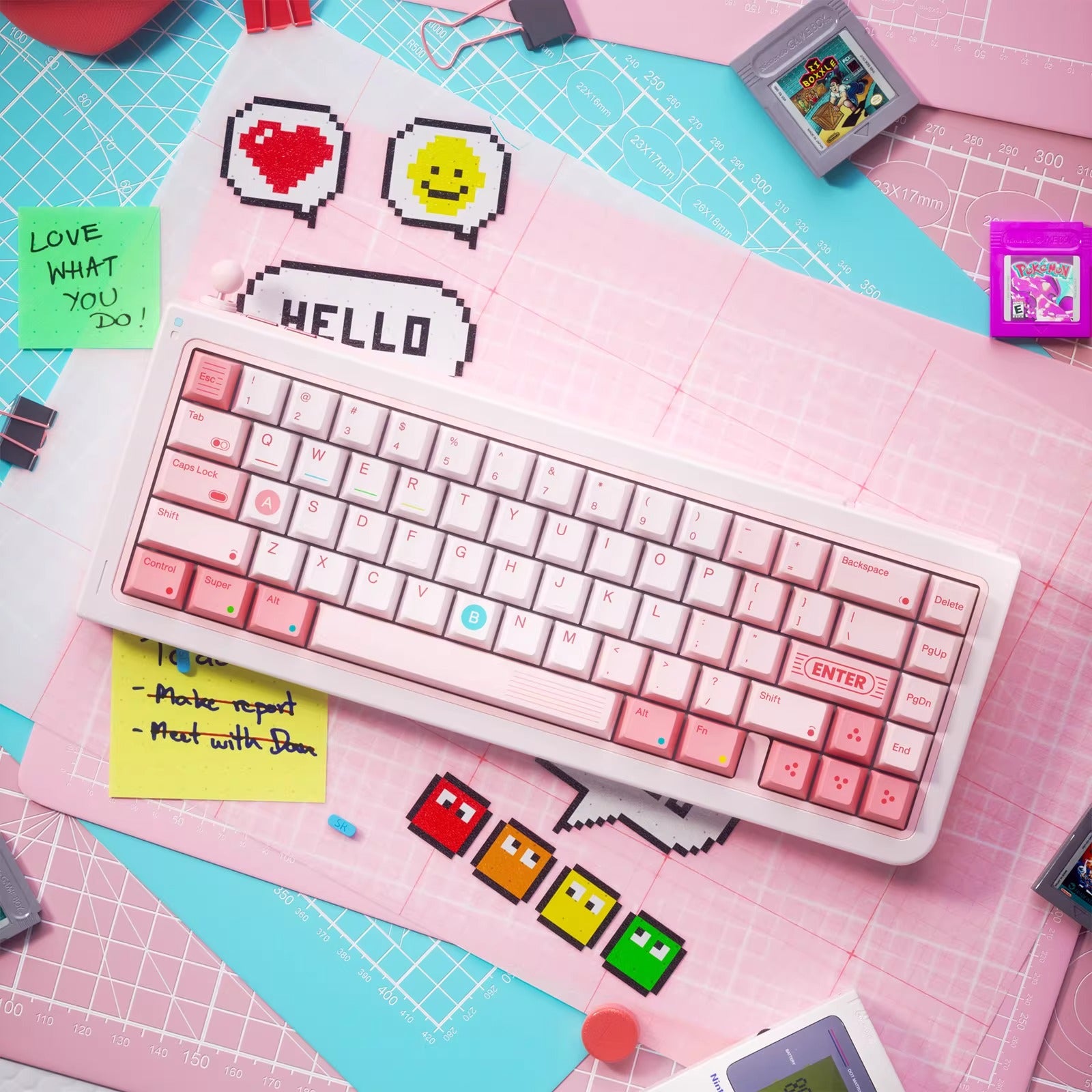 80Retros GAME 1989 65 (GB65) Mechanical Keyboard – Nouvolo