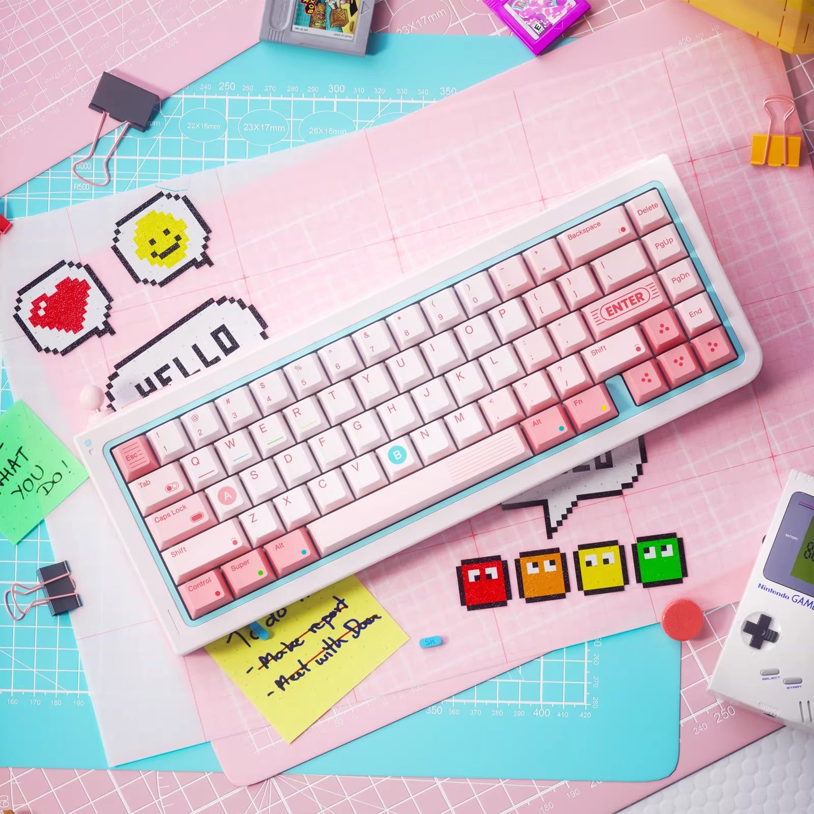80Retros GAME 1989 65 (GB65) Mechanical Keyboard – Nouvolo
