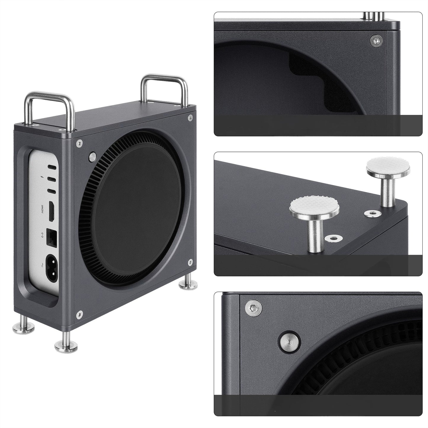 CNC Aluminum Case for 2024 Mac Mini M4