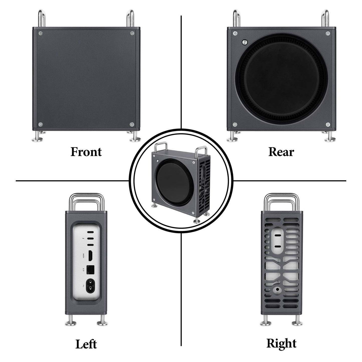 CNC Aluminum Case for 2024 Mac Mini M4