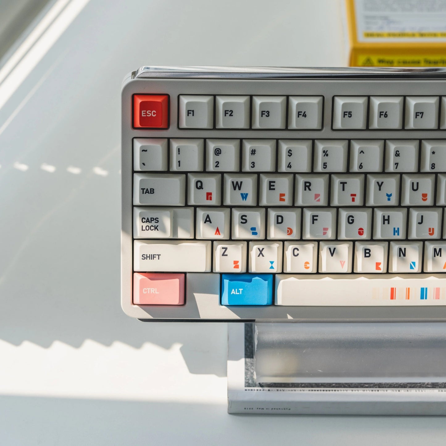 WUkds Geometry Keycap Set, Cherry Profile, Dye Sub PBT Key Cap