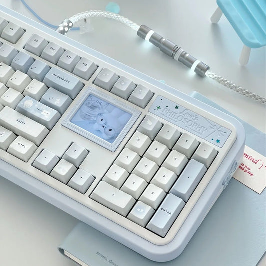 Gift100 Custom Mechanical Keyboard Barebone with Screen